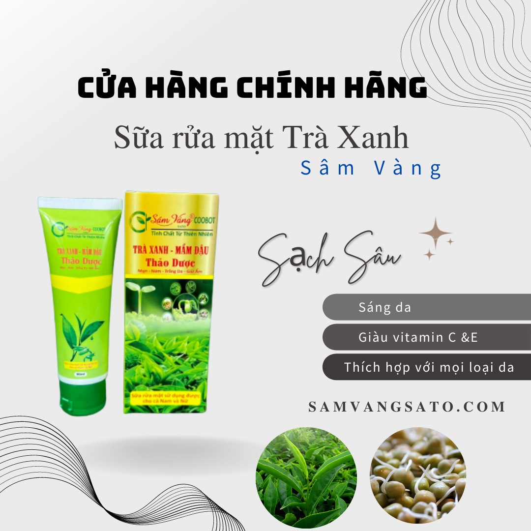 sâm vàng sữa rửa mặt thảo dược 